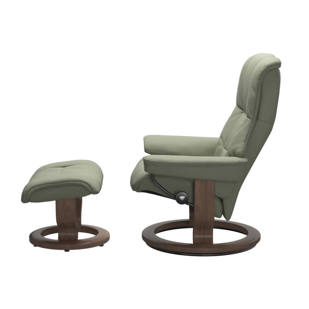 Stressless® Mayfair (M) Recliner with Footstool – Classic Base view 4