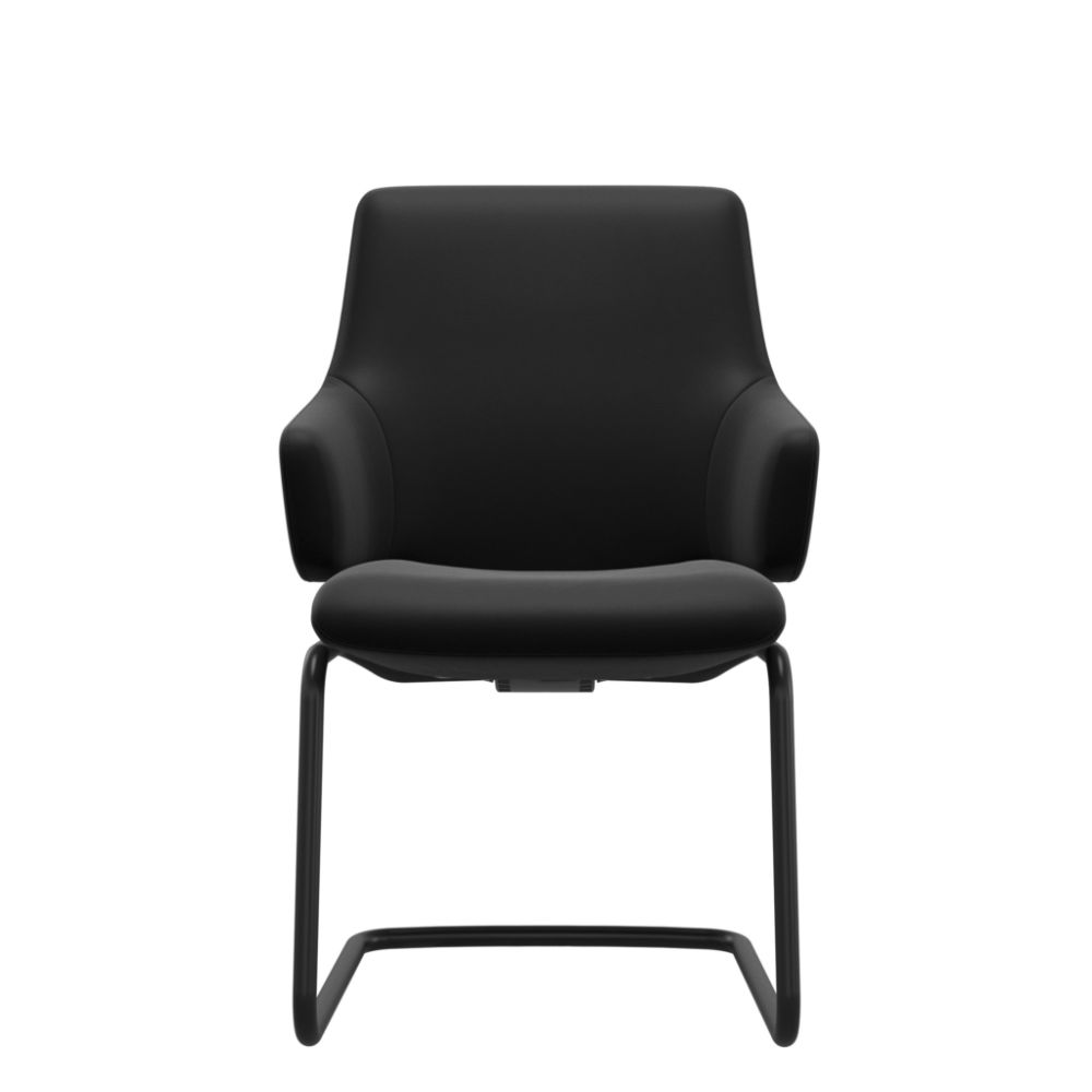 Stressless® Laurel Low Back Dining Chair with Arm – D400 Leg view 4