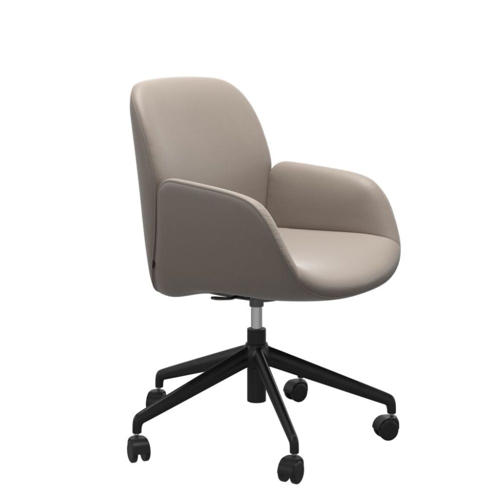 Stressless® Bay V2 Home Office Low (L) Chair with Arm