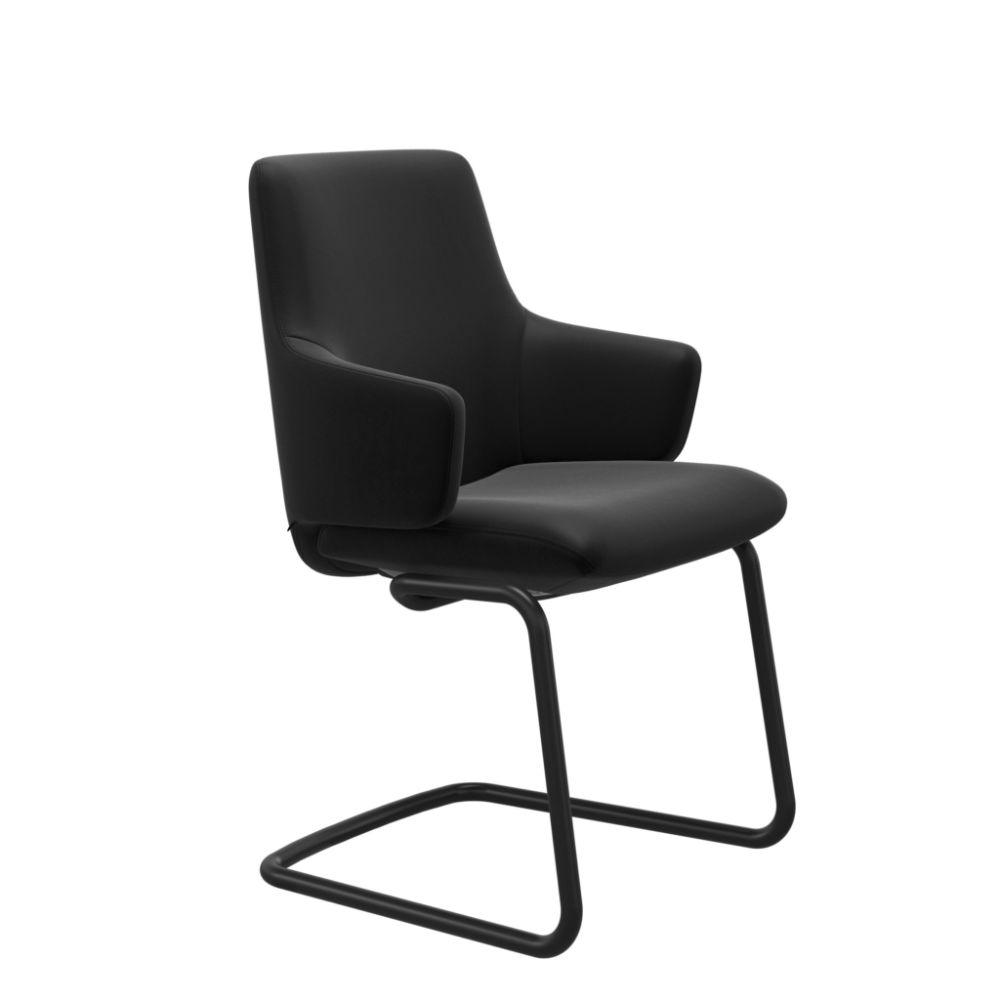 Stressless® Laurel Low Back Dining Chair with Arm – D400 Leg