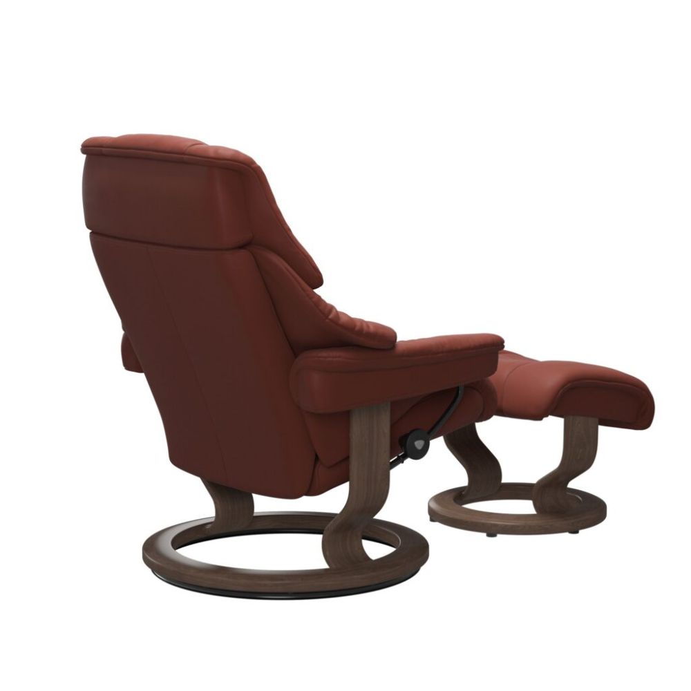 Stressless® Reno (M) Recliner with Footstool – Classic Base view 2