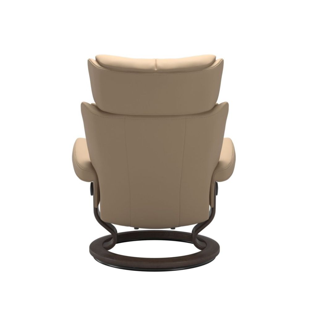 Stressless® Magic (M) Recliner with Footstool – Classic Base view 5