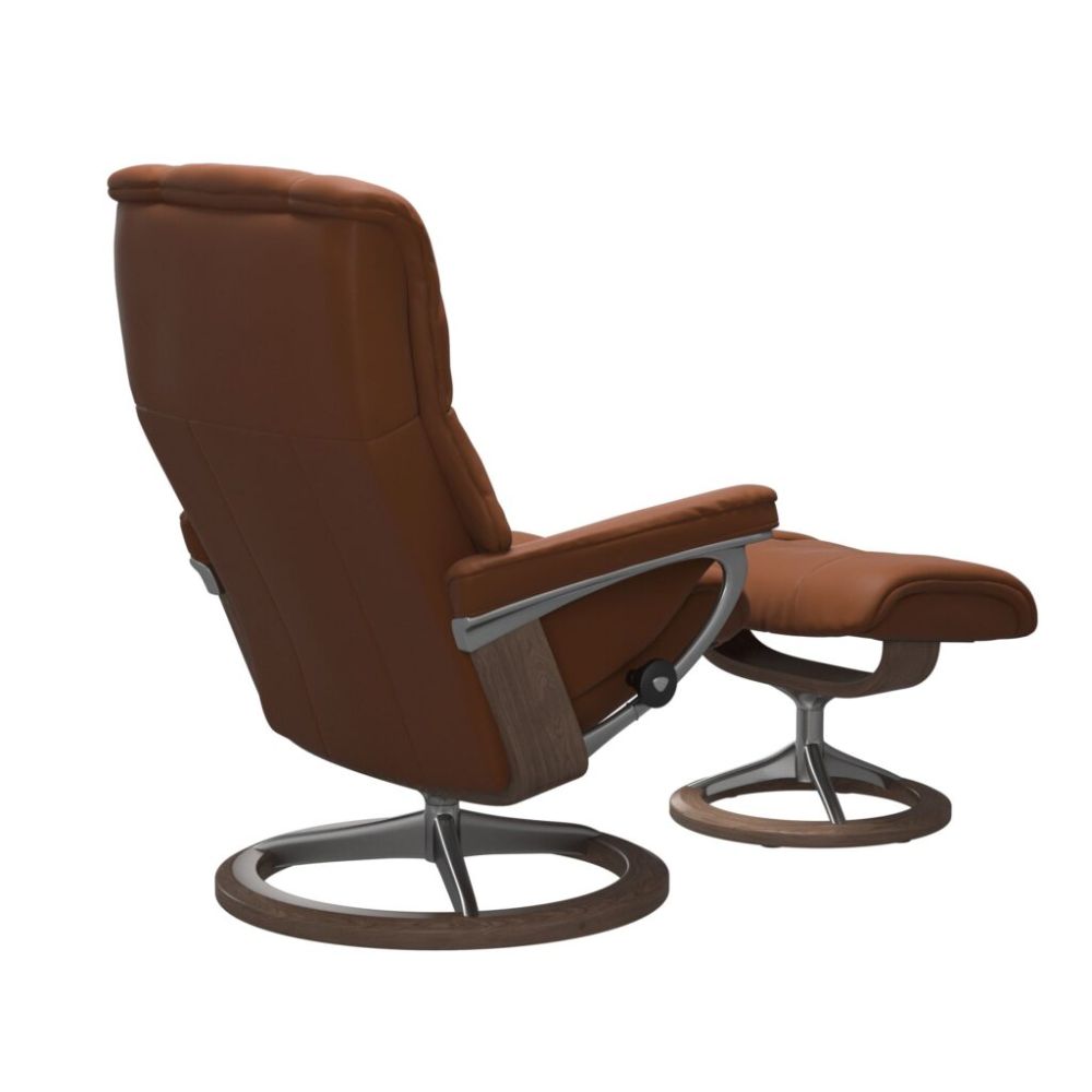 Stressless® Mayfair (M) Recliner with Footstool – Signature Base view 4