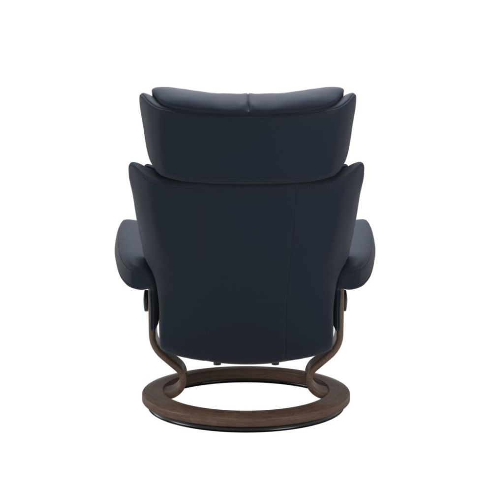 Stressless® Magic (M) Recliner with Footstool – Classic Base view 4