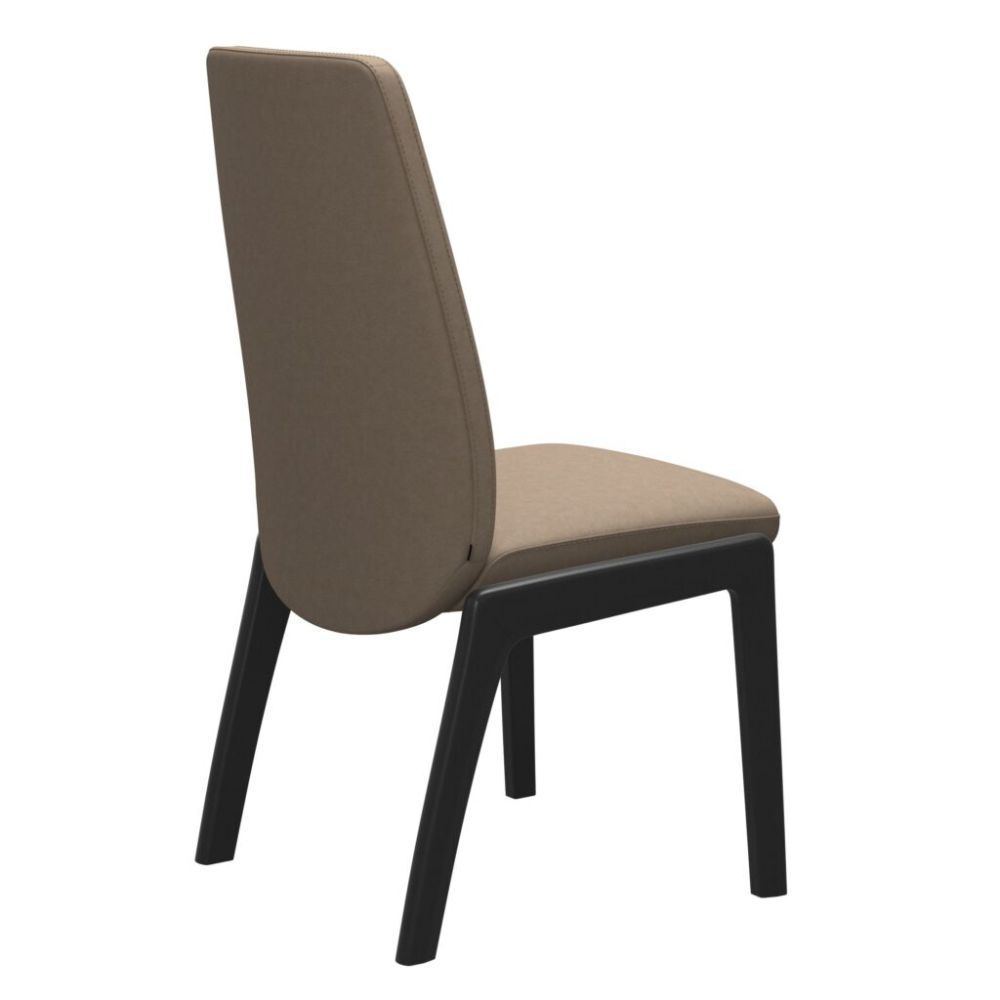 Stressless® Vanilla High Back Dining Chair – D100 Leg view 4