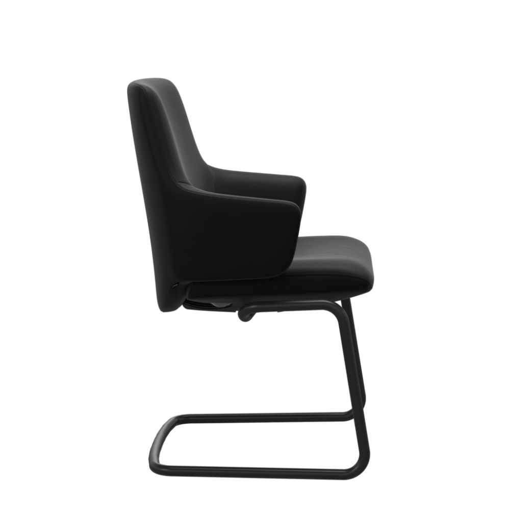 Stressless® Laurel Low Back Dining Chair with Arm – D400 Leg view 3