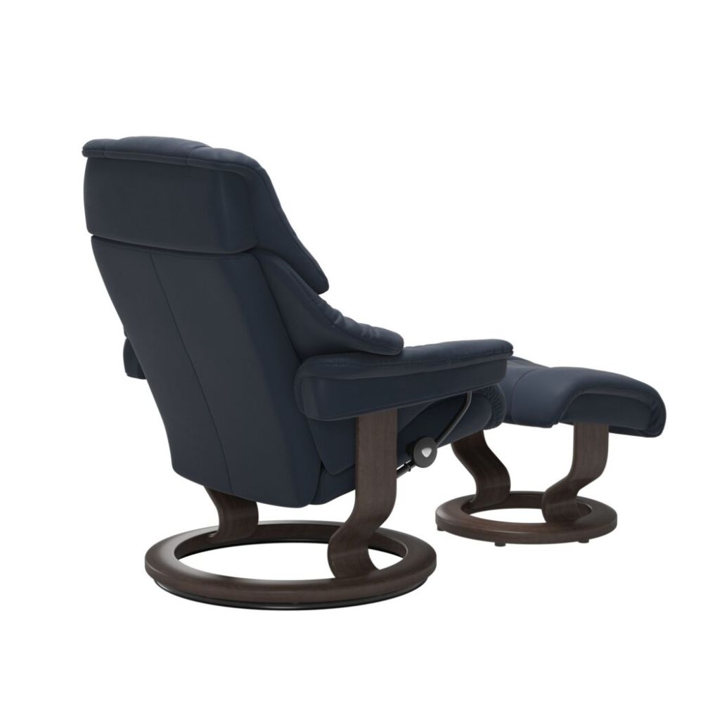 Stressless® Reno (M) Recliner with Footstool – Classic Base view 10