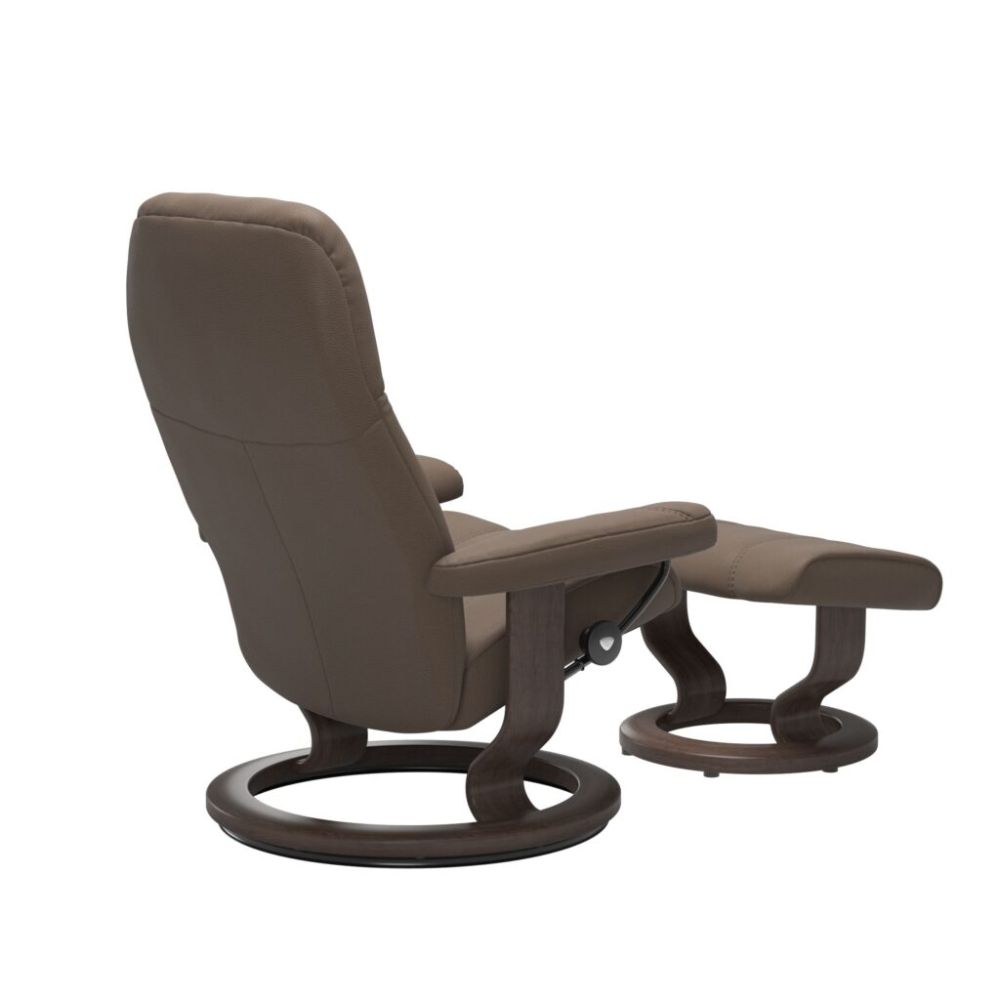Stressless® Consul (M) Recliner with Footstool – Classic Base view 4