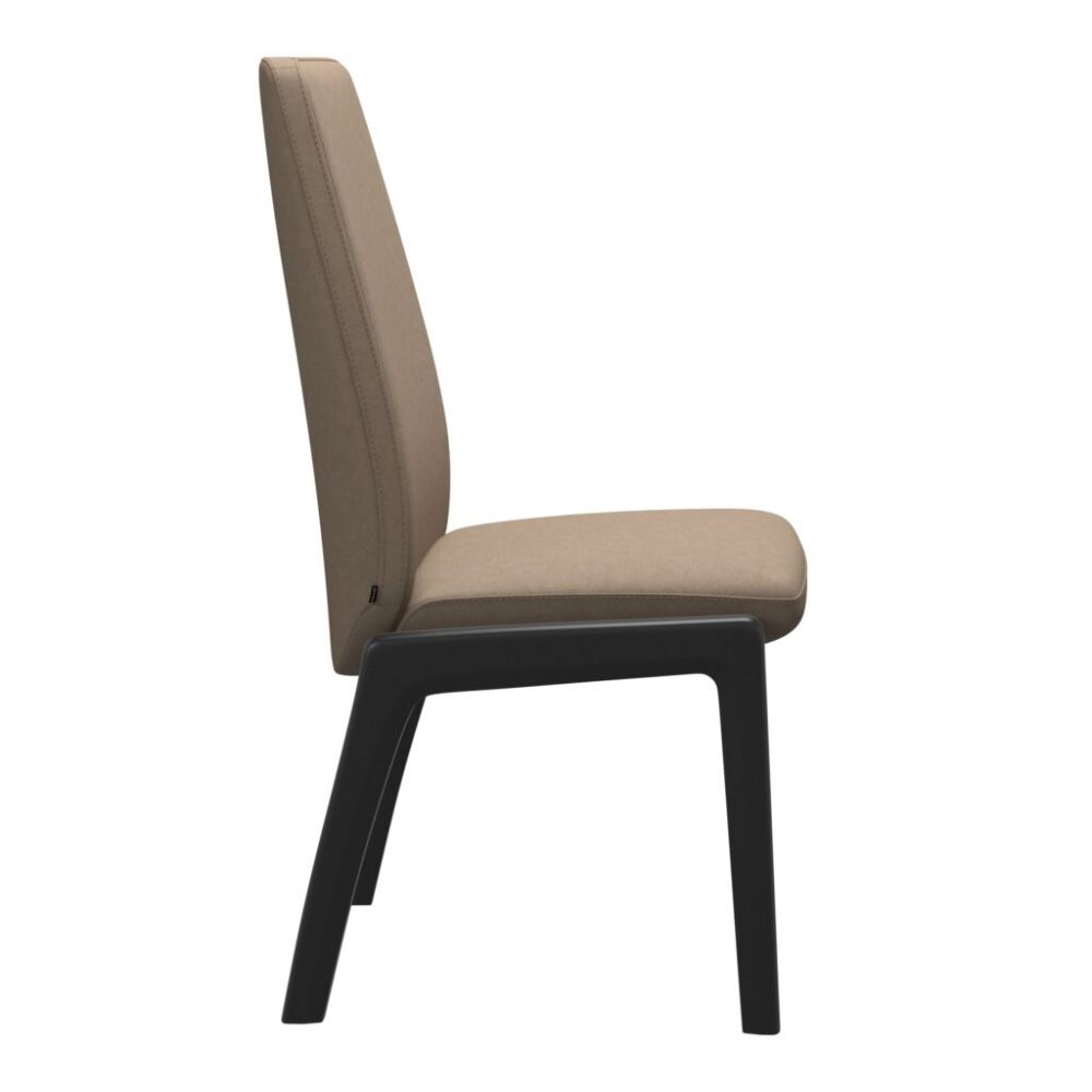 Stressless® Vanilla High Back Dining Chair – D100 Leg view 3