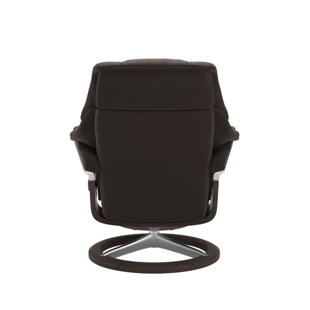 Stressless® Reno (M) Recliner with Footstool – Signature Base view 4